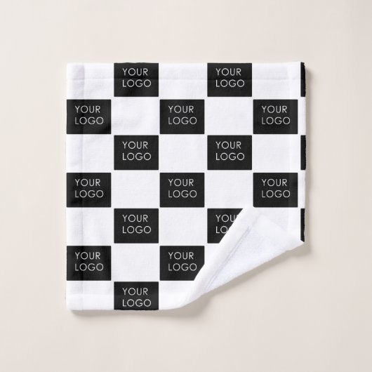 Moderne Professionele BedrijfsLogo Promo Washandje (Wasdoekje)