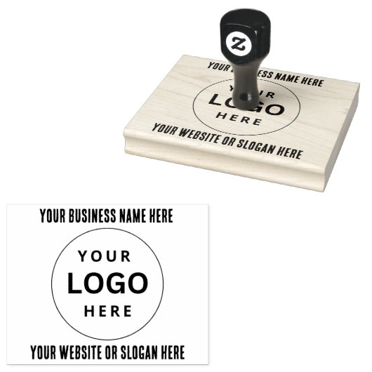 Moderne professionele bedrijfszegels rubberstempel (Gestempeld)