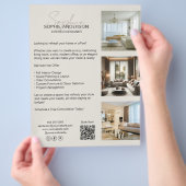 Moderne professionele bedrijven flyer (Hand)