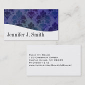 Moderne professionele blauwe en witte Visitekaartj Visitekaartje (Voorkant / Achterkant)