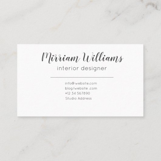 Moderne professionele blauwgroen waterverf visitekaartje (Achterkant)