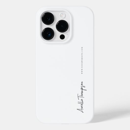 Moderne professionele branding zakelijke marketing Case-Mate iPhone case (Achterkant)