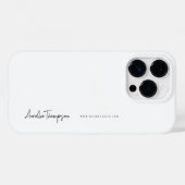 Moderne professionele branding zakelijke marketing Case-Mate iPhone case (Achterkant (horizontaal))