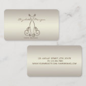 Moderne professionele charmant lichtgewicht, dress visitekaartje (Voorkant / Achterkant)