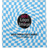 Moderne professionele checklist voor zakelijke geb douchegordijn (Voorkant)