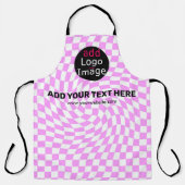 Moderne professionele checklist voor zakelijke geb schort (Voorkant)