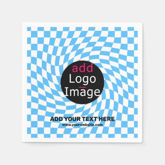 Moderne professionele checklist voor zakelijke geb servet (Voorkant)