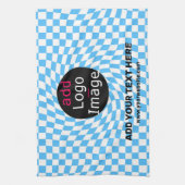 Moderne professionele checklist voor zakelijke geb theedoek (Verticaal)