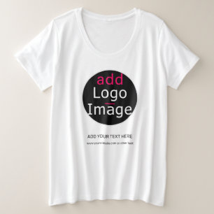 Moderne Professionele Chic Mode voor Dames Custom Grote Maat T-shirt