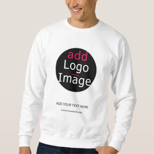 Moderne professionele chique branding trui (Voorkant)