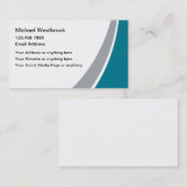 Moderne professionele consultant visitekaartje (Voorkant / Achterkant)