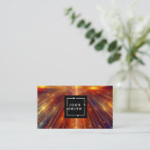 Moderne professionele coole Abstracte kunst Visitekaartje (Staand voorkant)