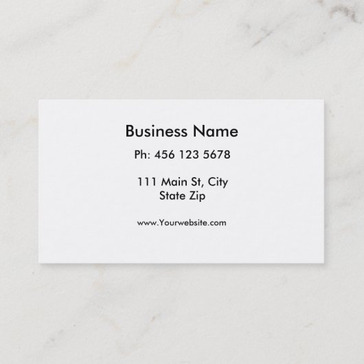 Moderne professionele coole Abstracte kunst Visitekaartje (Achterkant)