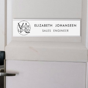Moderne professionele corporate Logo, naam en tite Deurbordje