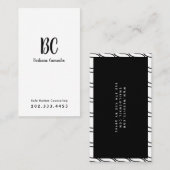 Moderne professionele counseling, therapeut, visitekaartje (Voorkant / Achterkant)