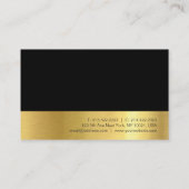 Moderne, professionele, creatieve luxe zijderoute visitekaartje (Achterkant)