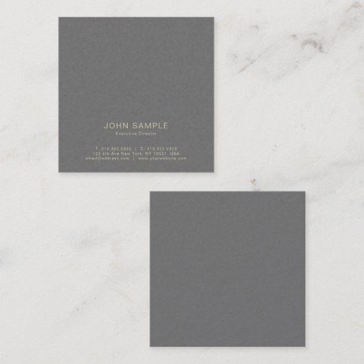 Moderne professionele creatieve parel afwerking lu vierkante visitekaartje (Voorkant / Achterkant)