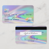 Moderne professionele creditcard add-logo visitekaartje (Voorkant / Achterkant)