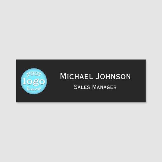 Moderne professionele Custom Business Logo Medewer Naamplaatje (Voorkant)