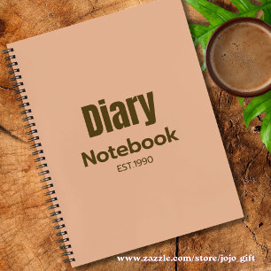 Moderne professionele design cute roze dagboek chi notitieboek