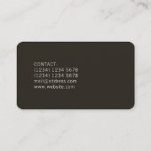 Moderne professionele DJ-recorderafdekking Visitekaartje (Achterkant)