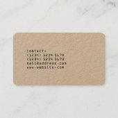 Moderne professionele DJ-speler zwarte lijnkraft Visitekaartje (Achterkant)