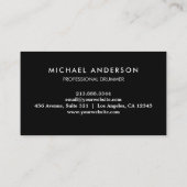 Moderne professionele drums Drummer American Flag Visitekaartje (Achterkant)