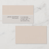 Moderne Professionele Duidelijke Elegante Kleuren Visitekaartje (Voorkant / Achterkant)