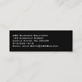 Moderne professionele dunne Visitekaartjes (Achterkant)