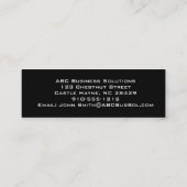 Moderne professionele dunne Visitekaartjes voor zw (Achterkant)