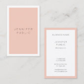 Moderne Professionele Eenvoudige Elegante Minimali Visitekaartje (Voorkant / Achterkant)