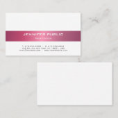 Moderne, professionele, eenvoudige grafische kaart visitekaartje (Voorkant / Achterkant)