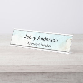 Moderne professionele eenvoudige Kantoor-titel Bureau Naambordje