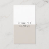 Moderne professionele eenvoudige Sjabloon Elegant Visitekaartje (Voorkant)