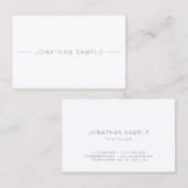 Moderne professionele, eenvoudige Sjabloon Visitekaartje (Voorkant / Achterkant)