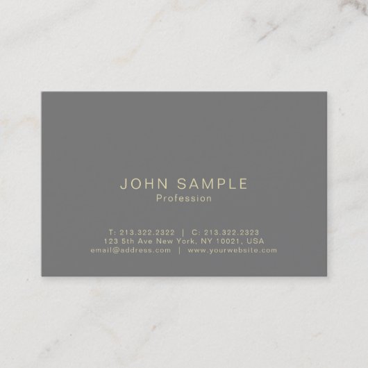 Moderne professionele elegant Creative UV Matte Visitekaartje (Voorkant)