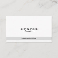 Moderne professionele elegant grijs, eenvoudige af