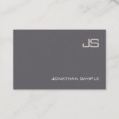 Moderne professionele elegant Monogram Design Luxu Visitekaartje (Voorkant)