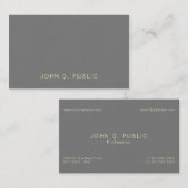 Moderne professionele elegante creatieve premium d visitekaartje (Voorkant / Achterkant)