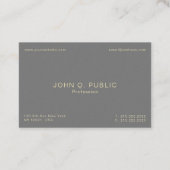 Moderne professionele, elegante Creative Ultra Thi Visitekaartje (Achterkant)