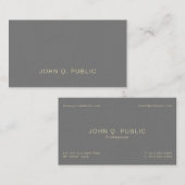 Moderne professionele, elegante Creative Ultra Thi Visitekaartje (Voorkant / Achterkant)