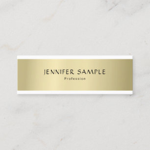 Moderne, professionele, elegante Gold-vormgeving Mini Visitekaartje