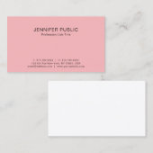 Moderne professionele elegante kleuren die glad zi visitekaartje (Voorkant / Achterkant)