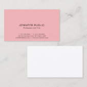 Moderne, professionele, elegante kleuren visitekaartje (Voorkant / Achterkant)