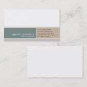 Moderne Professionele Elegante Kleurenharmonie Lux Visitekaartje (Voorkant / Achterkant)