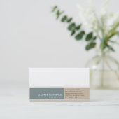 Moderne Professionele Elegante Kleurenharmonie Lux Visitekaartje (Staand voorkant)