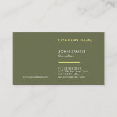 Moderne professionele elegante luxe premium dik visitekaartje (Voorkant)