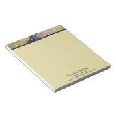 Moderne professionele elegante minimalistische gem notitieblok (Schuin)