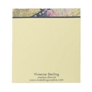 Moderne professionele elegante minimalistische gem notitieblok