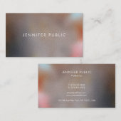 Moderne professionele elegante Sjabloon Luxe Visitekaartje (Voorkant / Achterkant)